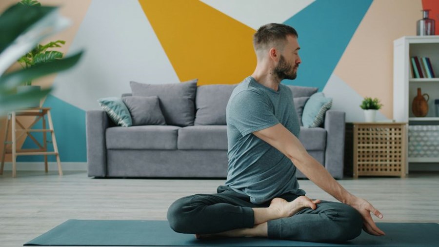Stretching at home