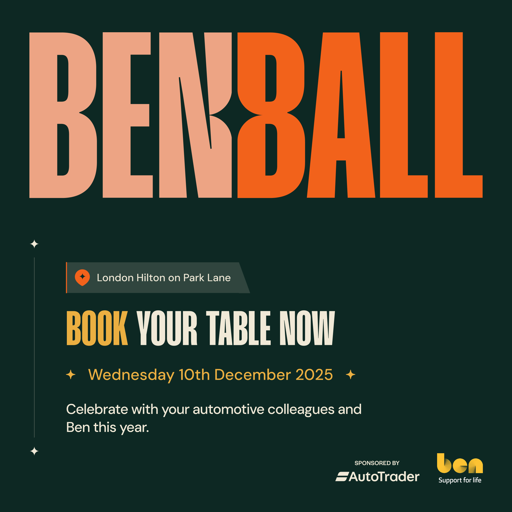 Ben Ball returns for 2025 at new venue with refreshed look and feel